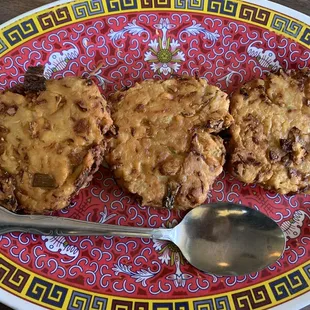 Egg foo young without the sauce on it