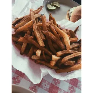 Half order of French fried , more than we expected for two people