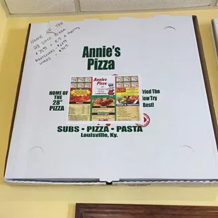 Wow! That's a huge pizza!