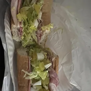 Super Italian Cold Cut Sub