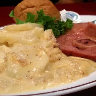 Ham and Potatoes Au Gratin Special