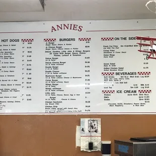 This is the menu, all looks good