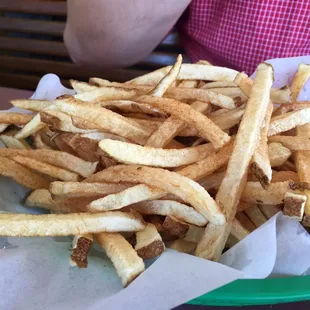 Fresh cut fries at Annie's on stark