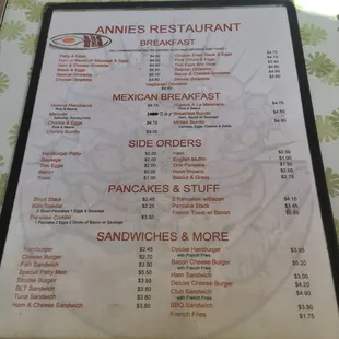 Nice &amp; simple menu