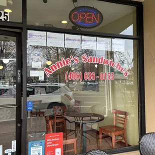 Cute little sandwich shop