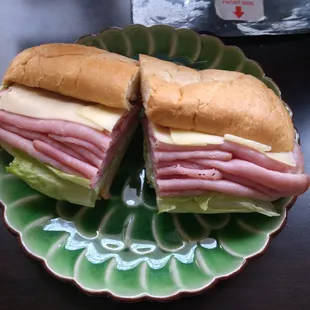 Yummy 6" ham &amp; cheese