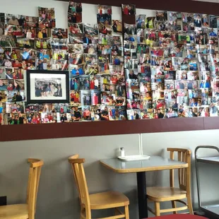 Photos of Ann with her customers