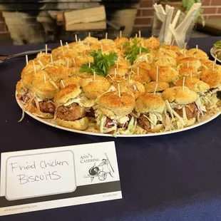 Fried Chicken Biscuits platter (large)
