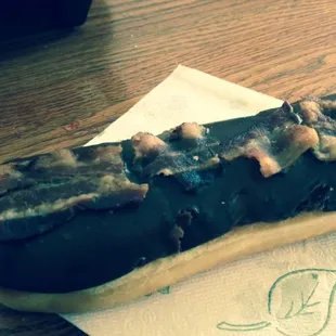 Bacon Donut from Anne's fresh early in the morning.