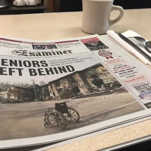 Love reading the paper here