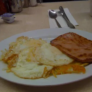 Ham and Eggs Breakfast