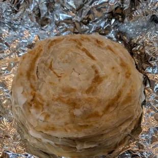 Fresh made parotta