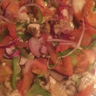 Tuscan Chicken Pizza