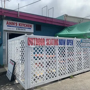 the front of ann&apos;s kitchen