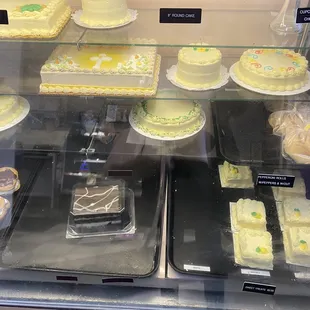 Some of the cakes at Ann&apos;s Pastry Shop.