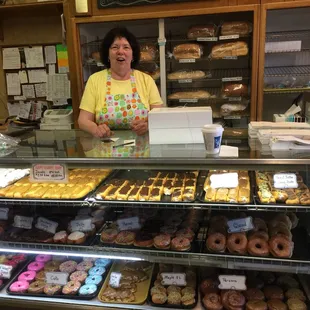 Amazing donuts from Ann&apos;s what a happy team!!!
