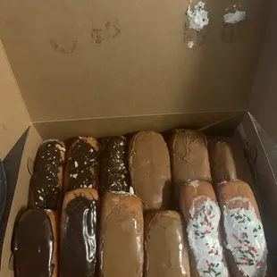 Creme filled donuts
