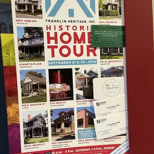 Communication board by ladies room--home tour coming up!