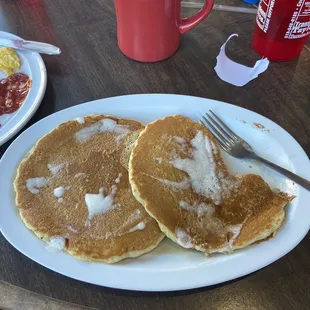 Pancakes...remembered to take the picture before they were gone...