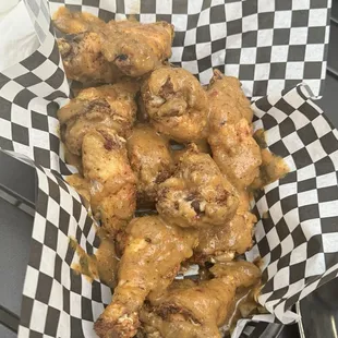 Spicy wings.