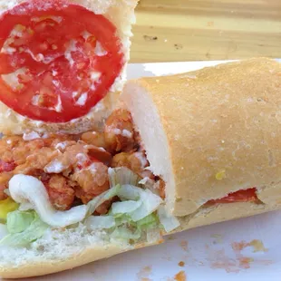 Lobster poboy from GW Fins