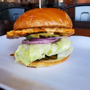 Buffalo Chicken Burger