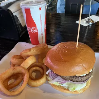 Onion Rings and Drink Combo