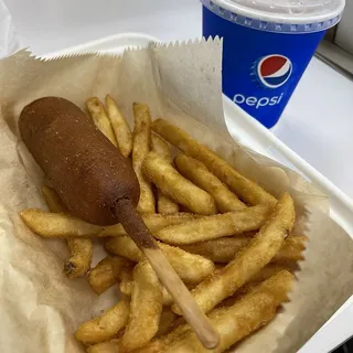 Kid's Corn Dog Meal