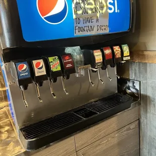 Fountain drink options