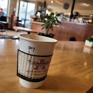 Soy latte time