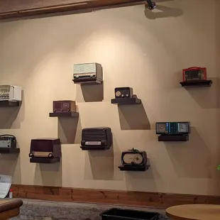 Old radios inside