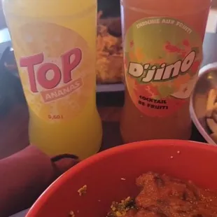 Both sodas were good but the left was my favorite kind of like squirt