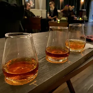 Create your own bourbon flight
