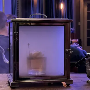 Smoked old fashioned