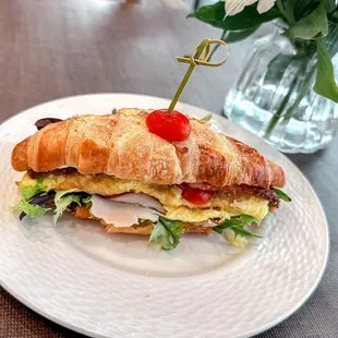 Breakfast Croissant Sandwich