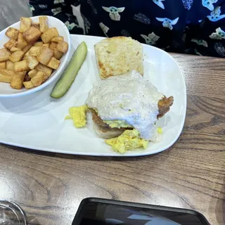 BROKEN EGG Biscuit Sandwich