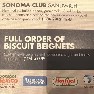 1/2 Order of Biscuit Beignets