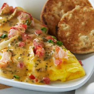 Another Broken Egg Cafe Lobster &amp; Brie Omelette