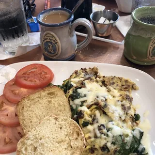 Sunrise Spinach Scrambler