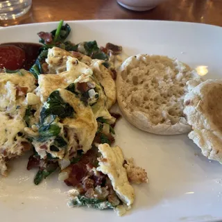 Sunrise Spinach Scrambler