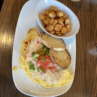 Mardi Gras Omelette