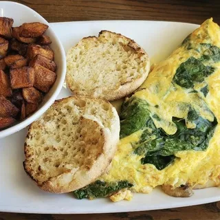 Sunrise Spinach Scrambler
