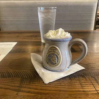 Chocolate Milk with Fresh Whipped Cream