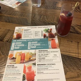 Lemon Blueberry Mimosa