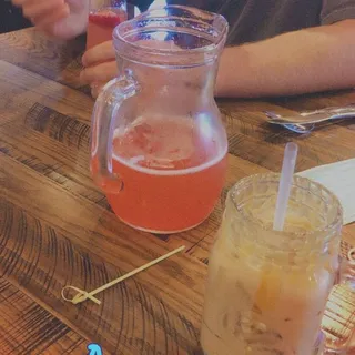 Strawberry St. Germain Mimosa Pitcher