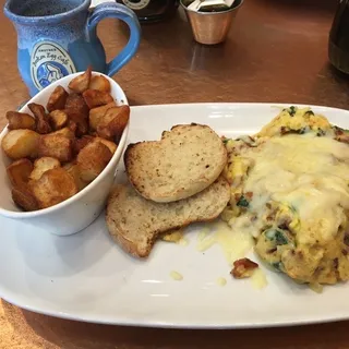 Sunrise Spinach Scrambler