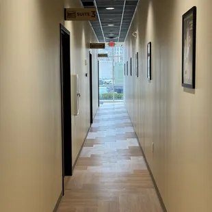 There are three private golf simulator suites at this location.