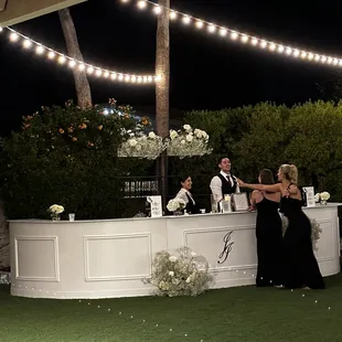 Big elegant bar at Gather Estate