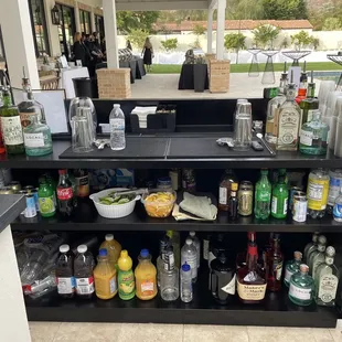 Fully stocked bar!