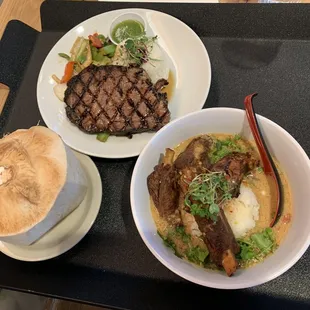 Roast beef special?? (It was so good!!) and adobo